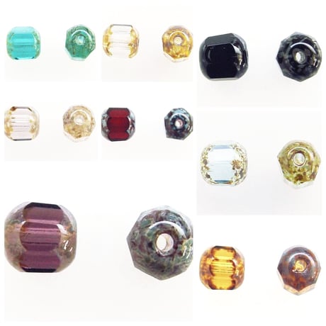 【全８色】チェコ製 シノワ ６mm　５０個