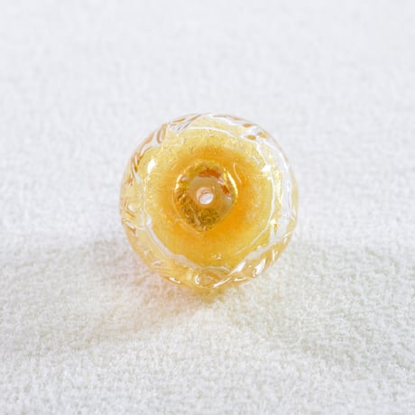 【ベネチアン】   ラウンド　 ゴールドフォイル 　約15mm