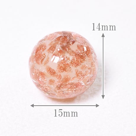 【ベネチアン】ラウンド  アベンチュリーナ 約14mm