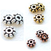 【全３色】ロンデル 6×2mm　No.4007　20個