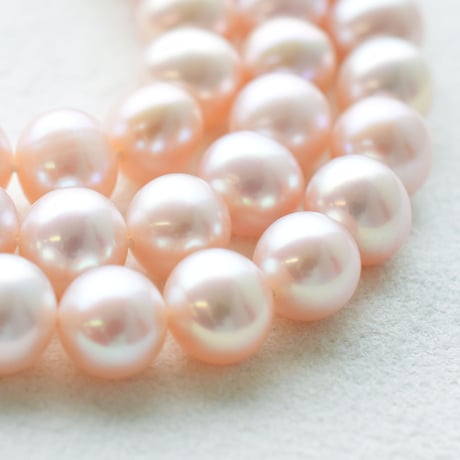 淡水パール ピンク エッグ 7〜7.5mm