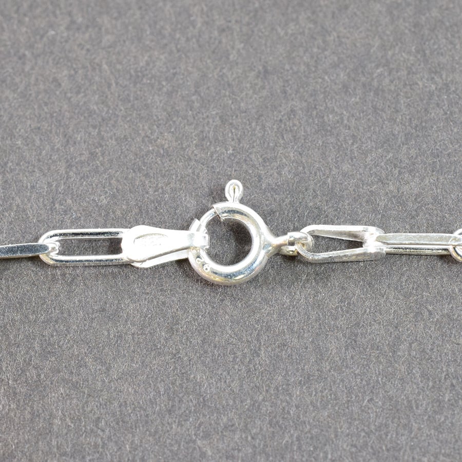 SILVER925 ペーパークリップチェーン 2.3mm幅 50㎝ | beads lot