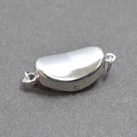 SILVER925　ビーンズクラスプ　大　8×17ｍｍ　【1個】