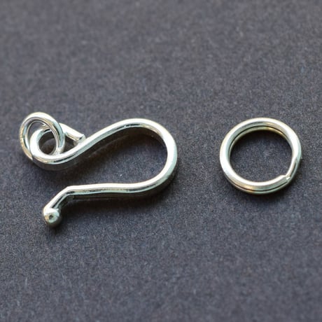 シルバー925  フック12mm【3セット】