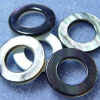 黒蝶貝 サークル 18mm【1個】