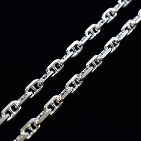SILVER925　ロロマリーナチェーンネックレス (ワイド)【50㎝】