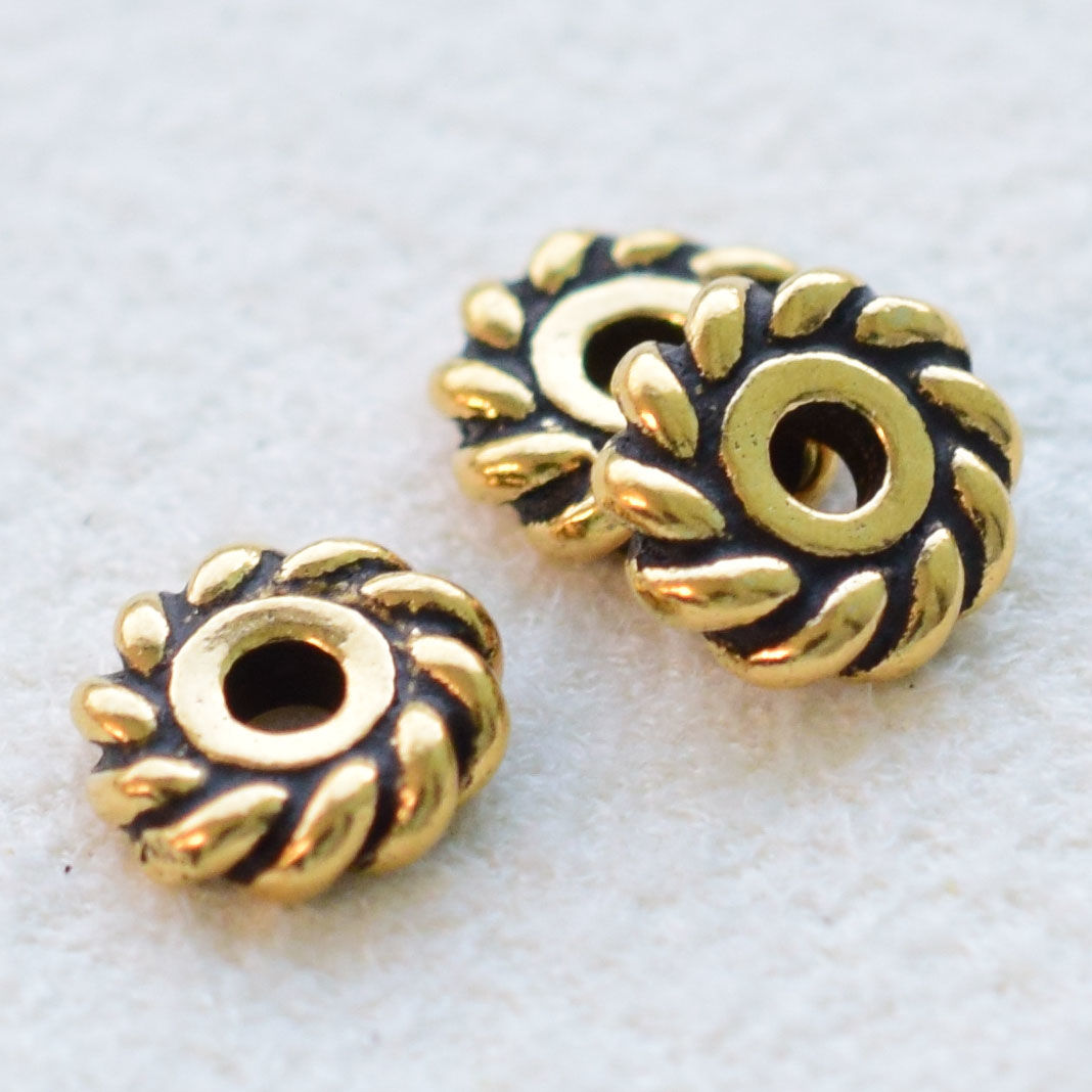 全3色】ロンデル6×1.5mm No.4013 20個 | beads lot
