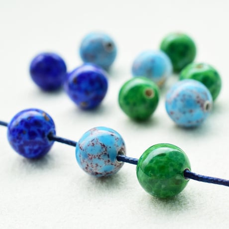 【全３色】チェコ製 アラバスタ ８mm　５個