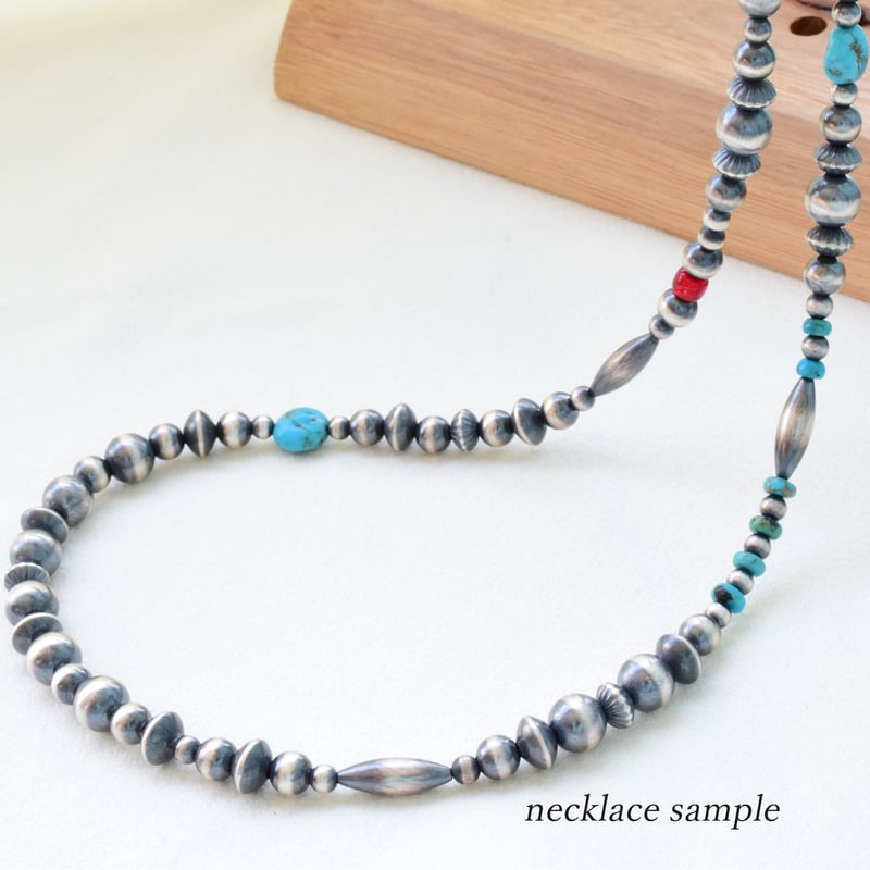 ナバホパール ソロバン 8×5.2mm 【2個】 | beads lot