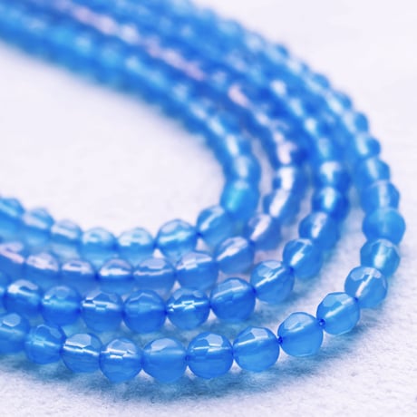 ブルーアゲート ファセットカット 3mm