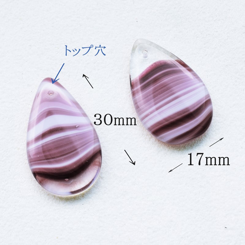 手芸素材・材料 【10個まとめ売り】チェコガラス 18mm フラット型 k0806