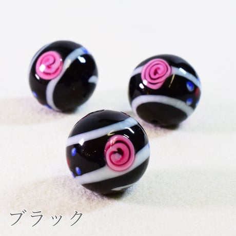 【ベネチアン】 トンド  16mm 花柄