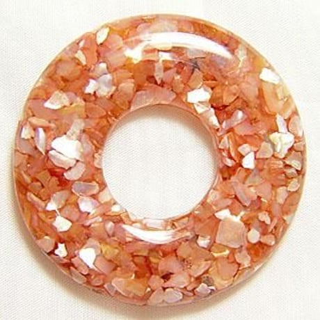 【全９色】プレスシェル サークル 40mm (穴なし) 3個