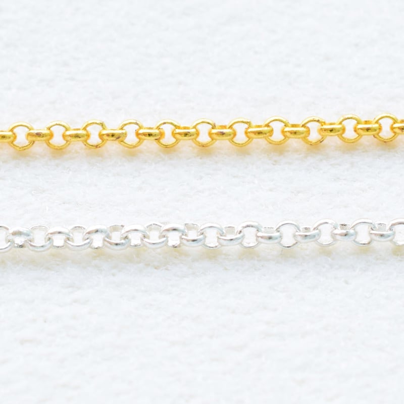 全2色】スライドボールチェーンリング 8㎝ 5本セット | beads lot