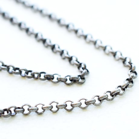 メタルチェーンNO.38　銀古美【1m】