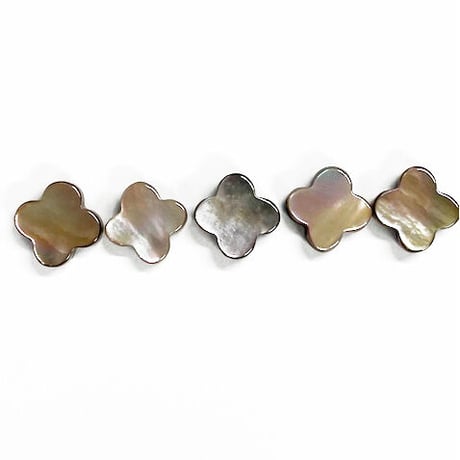 シェルビーズ ブラウンシェル 4ペタル  13×13mm 4コ
