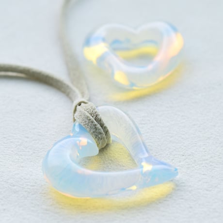 シンセティックオパール オープンハート