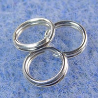 シルバー925　2重カン6mm【4個】