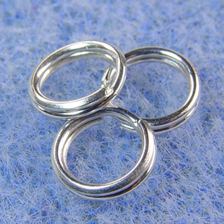 シルバー925　2重カン6mm【4個】