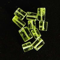 <34-4>ペリドット　スクエア4～7mm【10個】