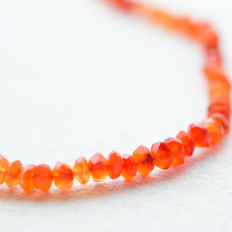 カーネリアン　ボタンカット　3～3.5mm