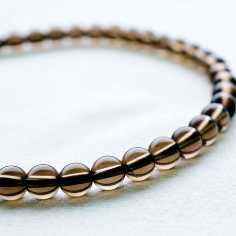 スモーキークォーツ 6mm (丸玉)