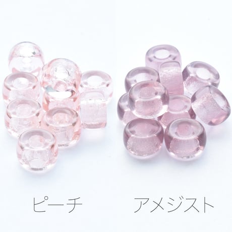 【全１８色】チェコ製 ガラス (小) ６×４mm　５０個