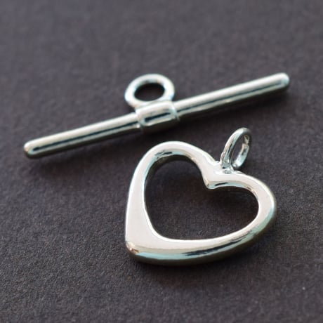 シルバー925 ハートマンテル12mm【3セット】