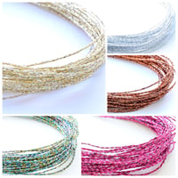 【全５色】ラメヒモ 0.5mm×10m