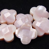 ピンクシェル 4ペタル 花 16mm【1個】