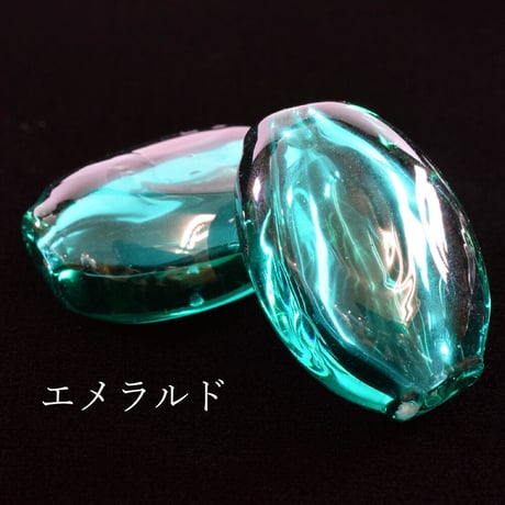 【ベネチアン】　カテリーナ　中空クリア　約31ｍｍ