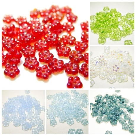 【全６色】チェコ製 デイジー　１００個