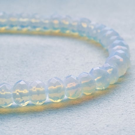 シンセティックオパール カットロンデル 5×8mm
