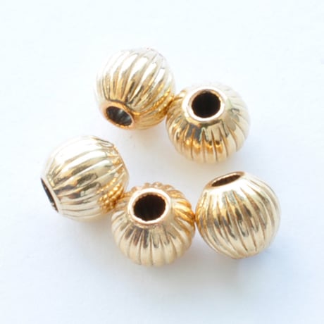 K14GF コルゲートビーズ　3mm【20個】