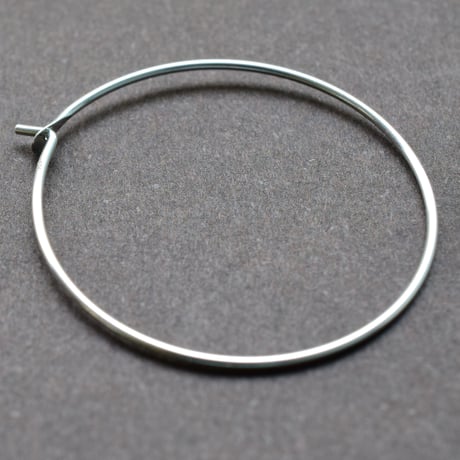 シルバー925 フープピアス30mm【3ペア】