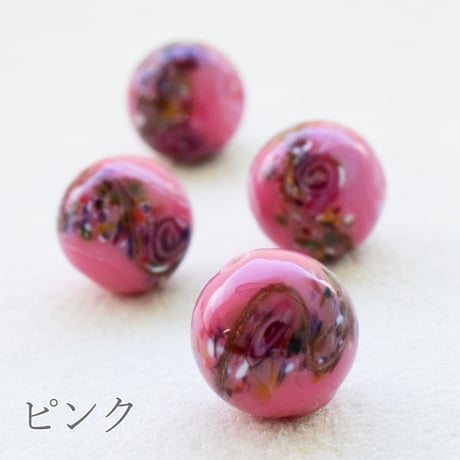 チェコ製 ガラスビーズルキノ １０mm ５個
