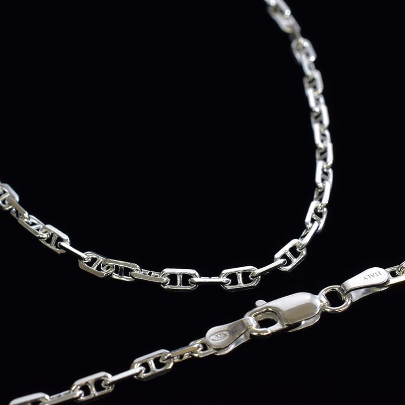 SILVER925 ロロマリーナチェーンネックレス【45㎝】 | beads lot