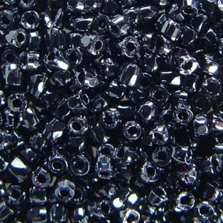 【全6色】3カットガラスビーズ　 プレミアムカラー　30g