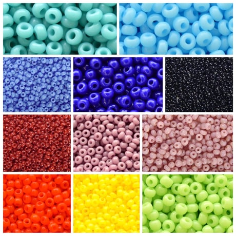 【全11色】ピッコロビーズ ノーマルカラー　30g