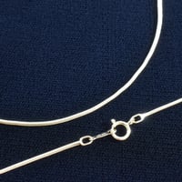 K14GF　スネークチェーンネックレス　1mm幅　45cm　【1本】
