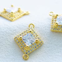 ジルコニア コネクター ひし形  2個