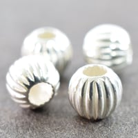 SILVER925　ギザギザボール(大)【15個】