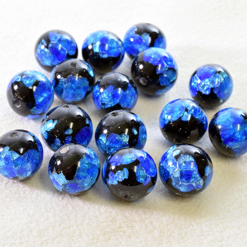 ホタルガラスおまとめ ホタルガラス（琉球ガラス） 10mm | beads lot