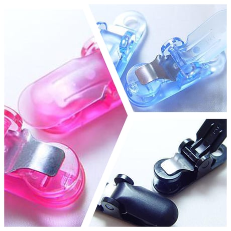 【全３色】キーパークリップ　10個