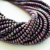 淡水パール ブラック ボタン 4.5～5mm