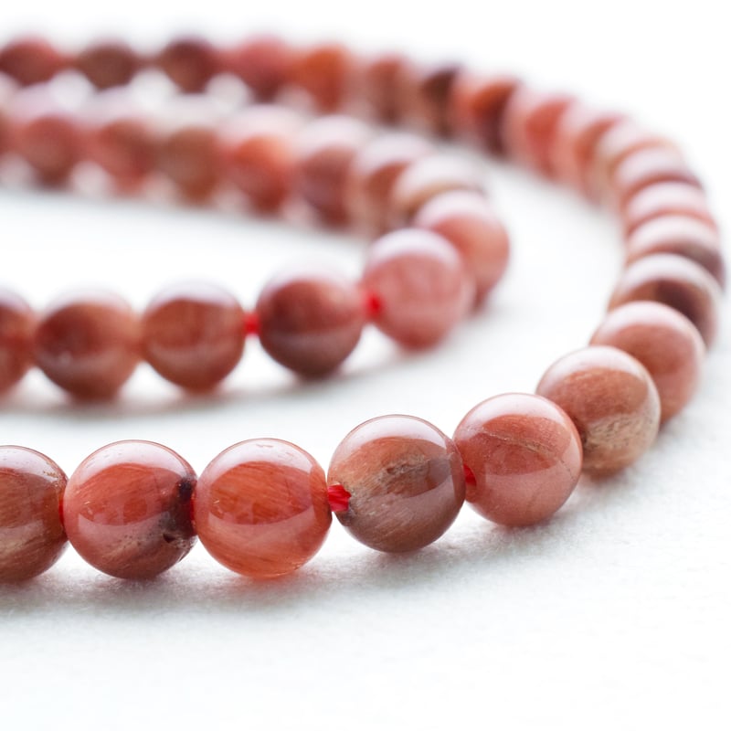 レッドルチルクォーツ 6mm(丸玉) | beads lot