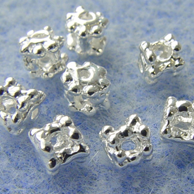 シルバー925 スペーサー【3×3mm・10個】 | beads lot