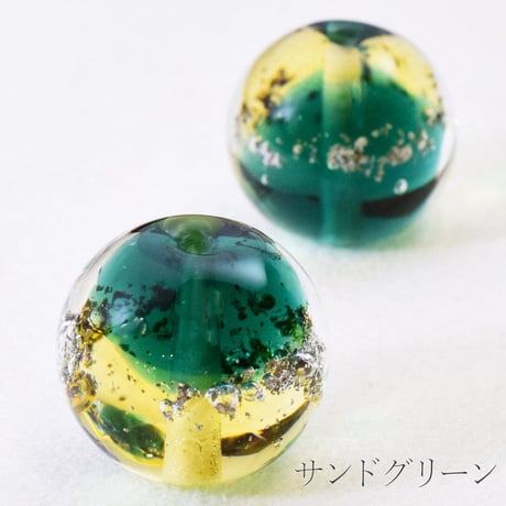 メテオグラス（隕石ガラスビーズ)  18mm 丸玉