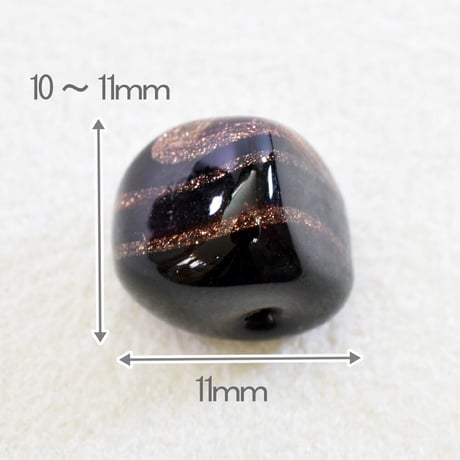【ベネチアン】トライアングル　約9.5～11mm