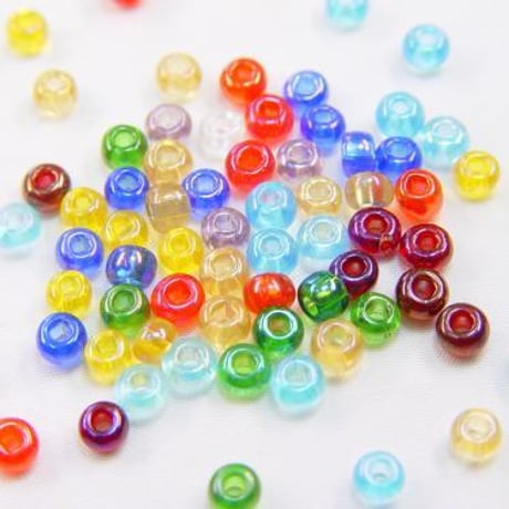 ガラスビーズ　チェコ製マルチMIX【ジュレ・6号】